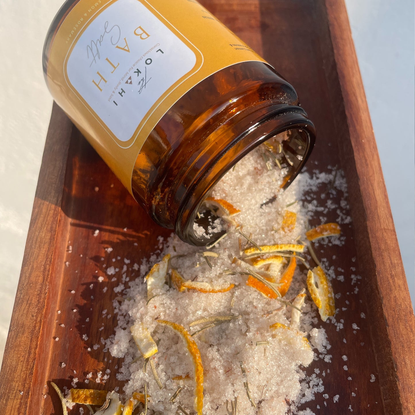 Orange Rosemary Bath & Foot Salt