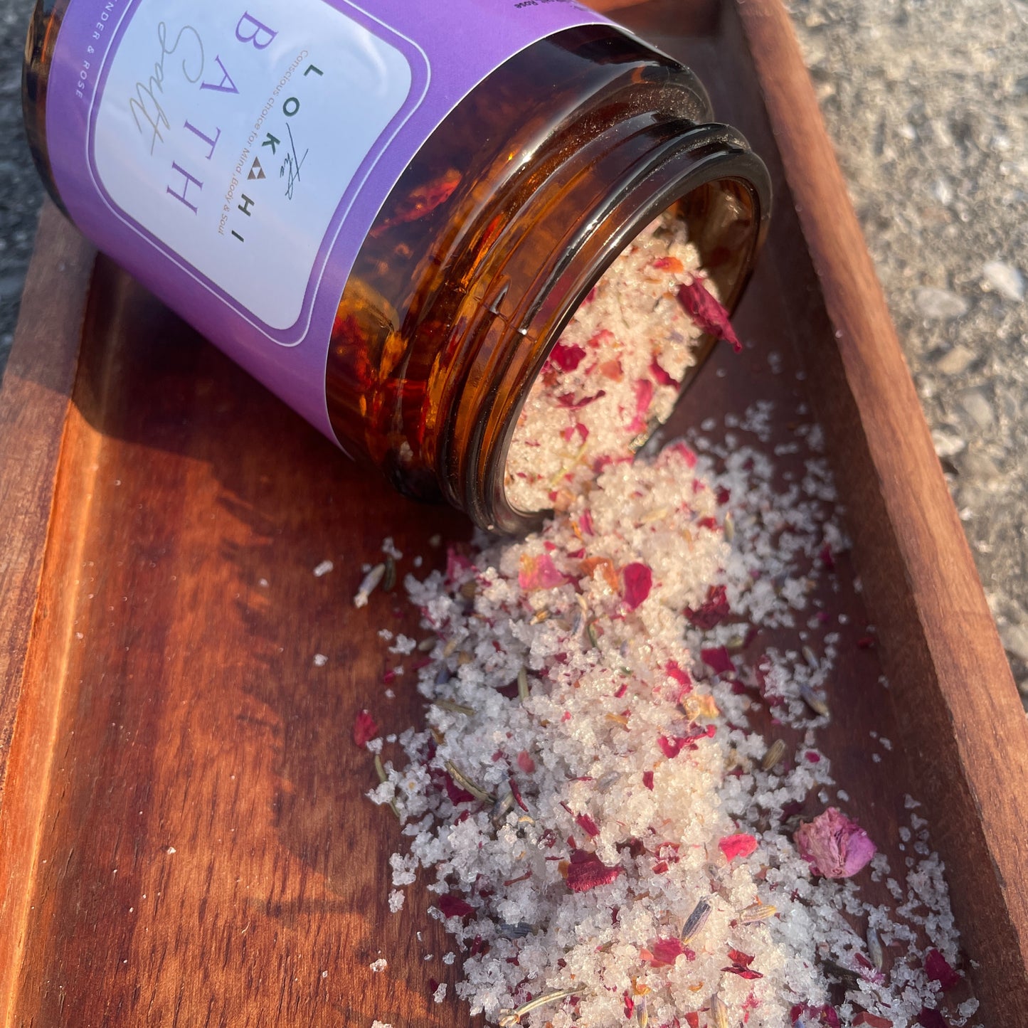 Lavender Rose Bath & Foot Salt