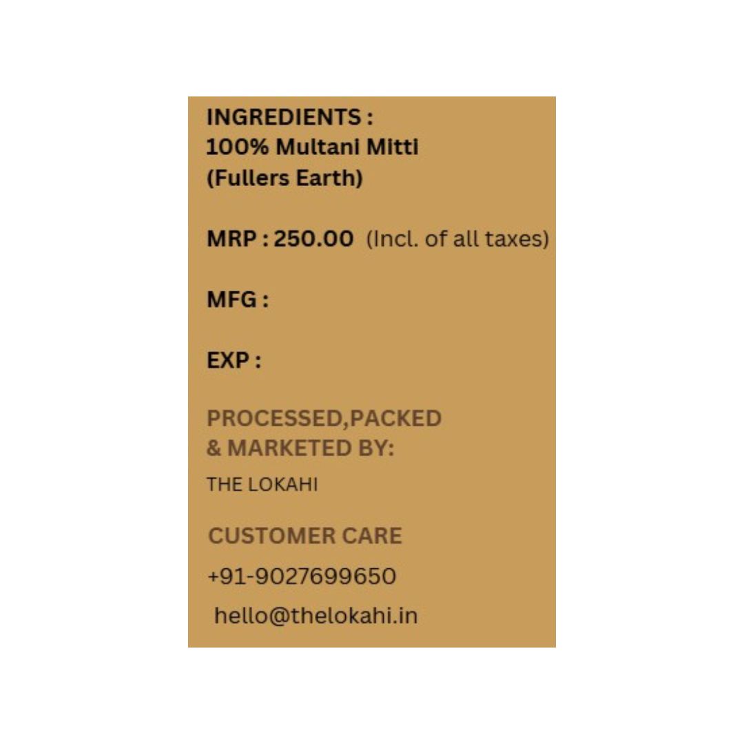 Multani Mitti (Fullers Earth)